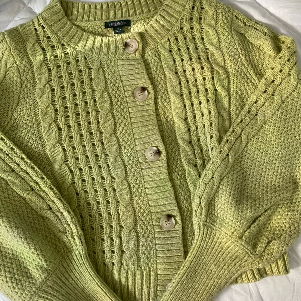 Green Knit Sweater